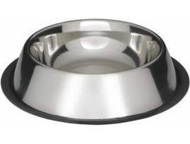 Comedouro para Cães e Gatos LOLOPETS Anti Derrapante (Cinzento - 1.8L - Aço Inoxidável)