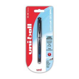 uni-ball Roller Gel Impact, Ponta Grossa, 1,0 mm,  Azul
