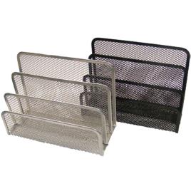 REYMON Porta Cartas Mesh, 17,8 x 7,7 cm, Metal, Preto