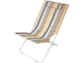 Cadeira KASA 7247421 Branco (Madeira, Poliéster, Algodão - 76 x 50 x 74 cm)