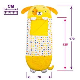 Peluche DORMI LOCOS Cão Amarelo (170 cm)