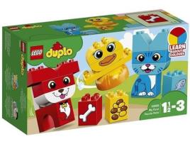 LEGO Duplo:  O Meu Primeiro Puzzle com Animais de Estimação  - 10858 (Idade mínima: 1,5 - 18 Peças)