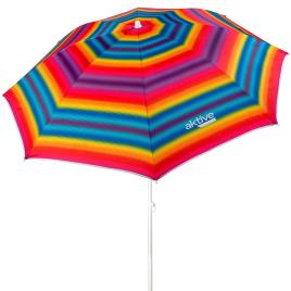 Guarda-Sol de Praia  Proteção UV50 (Multicor - Oxford - 180x180x185 cm)
