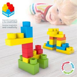 Color Baby Maxi Building Blocks Cube Color Block 35 Peças One Size Multicolor