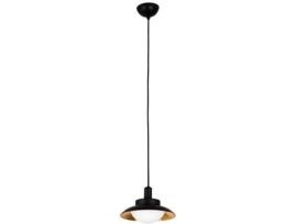 Candeeiro de Teto  Side (Castanho - G9 - 28W - Vidro Opala - Metal)