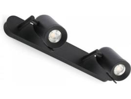 Aplique  Orleans 2 Luzes (Máx. 8W - Metal - Preto)