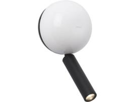 Aplique de Parede  Press LED (3W - Alumínio, PMMA - Branco)