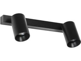 Candeeiro de Teto  Stan (Preto - GU10 - Máx. 8W - Alumínio - 9.8 x 33.6 x 13.4 cm)