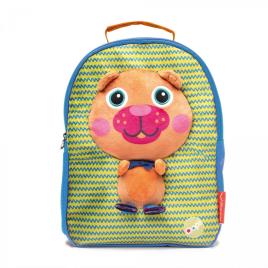 Mochila com Peluche Super-Soft Urso 30cm