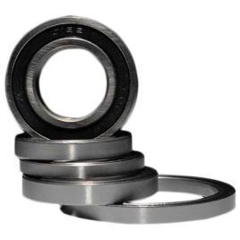 Black Bearing Ceramic Bearing Prateado 25 x 37 x 6 mm