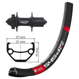 Winora Dt Swiss 545 Disc 6a Qr Shimano Deore Xt 26´´ Rear Wheel Prateado 10 x 135 mm