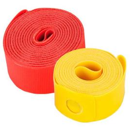 Bike Workx Schrader 18 Mm Rim Tape Amarelo,Vermelho 24´´