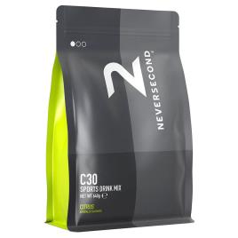 Neversecond C30 640g Citrus Isotonic Drink Preto