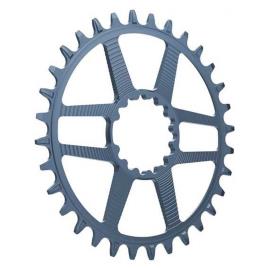 E-thirteen Helix R Dm 3mm Chainring Prateado 34t