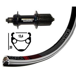 Exal Winora Xr-1 Sh Tiagra Qr Road Rear Wheel Prateado 10 x 130 mm / Shimano/Sram HG