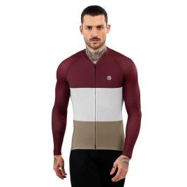 Siroko M2 Triplet Long Sleeve Jersey Vermelho 2XL