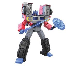 Transformers Generations Legacy Series G2 Universe Laser Optimus Prime Clase Líder Figure Azul