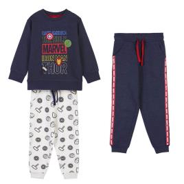 Cerda Group Cotton Brushed Marvel Track Suit 3 Pieces Azul 7 Years