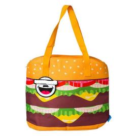 Bigmouth Inc Cheeseburger Cooler Bag Laranja 13.9 x 38 x 41.9 cm