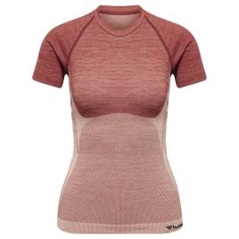 Hummel Cleaa Short Sleeve T-shirt Seamless Rosa L