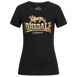 Lonsdale Bantry Short Sleeve T-shirt Preto L