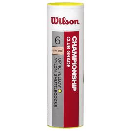 Wilson Championship Club 79 Badminton Shuttlecocks Verde 6 Units