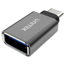 Unitek Y-a025cgy Usb-c To Usb-a Adapter Prateado