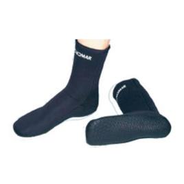 Tecnomar Double Lined 3 Mm With Sole Socks Preto EU 35-36