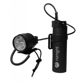 Nanight Tech 2 Charge Port Flashlight Preto 4000 Lumens