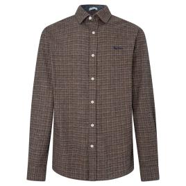 Pepe Jeans Fander Long Sleeve Shirt Castanho M