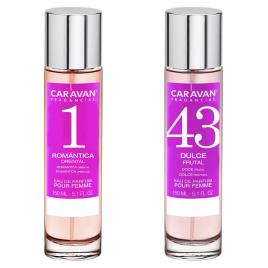 Caravan Nº43 & Nº1 Parfum Set Transparente