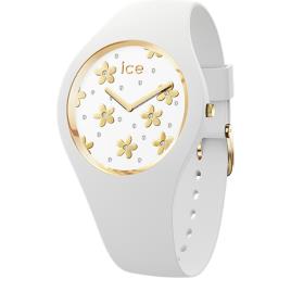 Ice Watch Flower Precious White Small 3h Watch Dourado