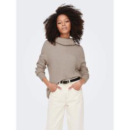 Only Katia High Neck Sweater Beige L