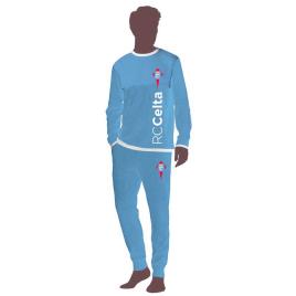 Rc Celta Junior Long Sleeve Pyjama Azul 12 Years