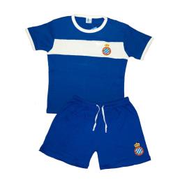 Rcd Espanyol Junior Short Sleeve Pyjama Azul 8 Years