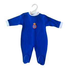 Rcd Espanyol Crest Long Sleeve Romper Azul 9-12 Months