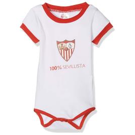 Sevilla Fc Short Sleeve Body Rojo 12-18 Months