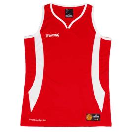 Spalding Jam Sleeveless T-shirt Rojo XS