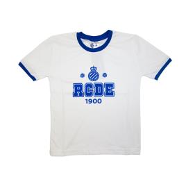 Rcd Espanyol Baby Short Sleeve T-shirt Blanco 3 Years