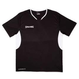 Spalding Shooting Short Sleeve T-shirt Negro XL