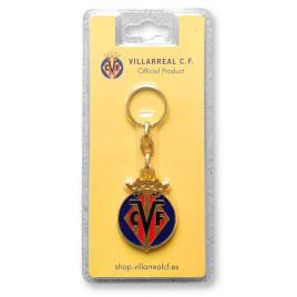 Villareal Cf Crest Key Ring Dorado
