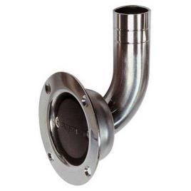Vetus Airbleeding Nipple Round Angled Ss Prateado 38 mm