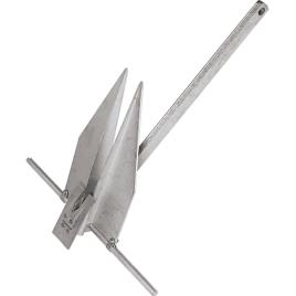 Fortress Guardian Boats 28-33´ Aluminium Anchor Prateado