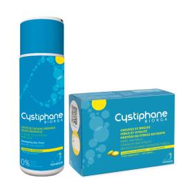 Cystiphane Biorga Pack Suplemento Fortificante + Shampoo Antiqueda