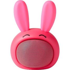 Coluna Portátil  Animaticks Robby Rabbit - Cor de Rosa