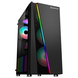Caixa ATX Unyka Glayze Rgb Gaming Preto