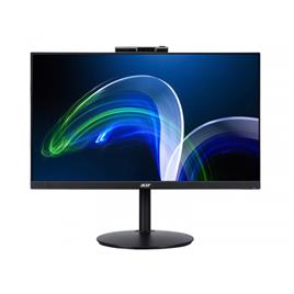 Monitor ACER 23,8P IPS 1ms ZEROFRAME FreeSync VGA/HDMI Height Adj. Pivot WebCam BLACK-CB242YDbmiprcx