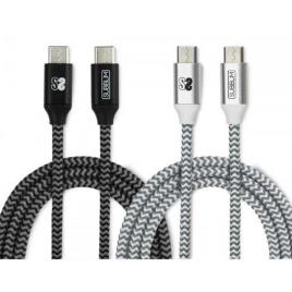 Pack 2 Cabos  Usb-c - Usb-c 1m