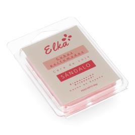 PACOTE DE 6 CUBOS DE CERA SÂNDALO. 100% CERA DE SOJA NATURAL