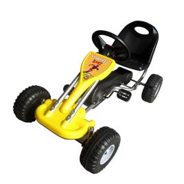 Kart a pedais amarelo